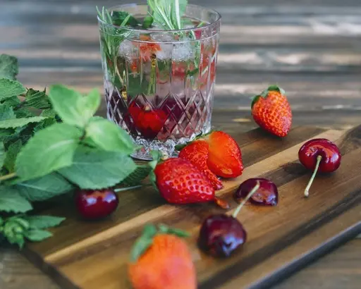 Berry & Mint Infused Water
